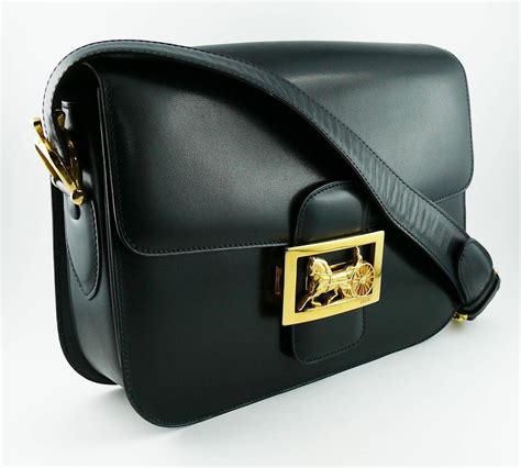 celine carriage shoulder bag|Celine shoulder bag vintage.